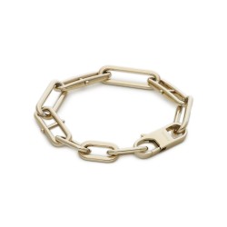 Bracelet chaîne Fossil Femme Heritage D-Link en acier doré