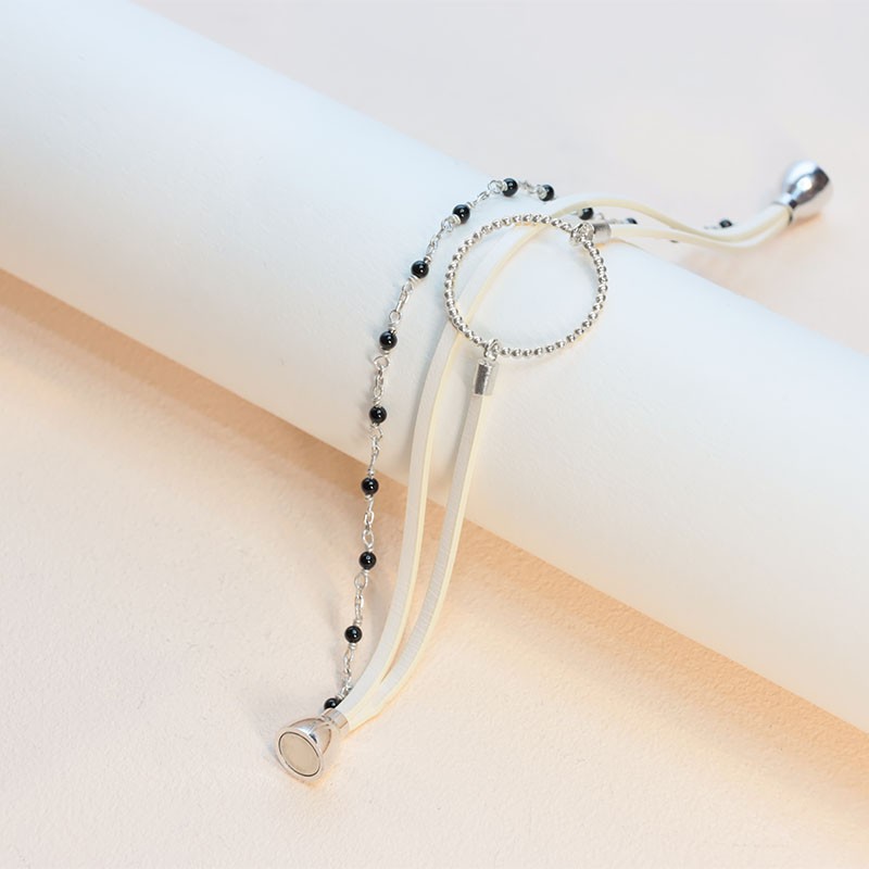 Bracelet Flowers for Zoé collection Enola cercle argent