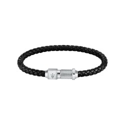 Bracelet Maserati Homme Cuir Noir