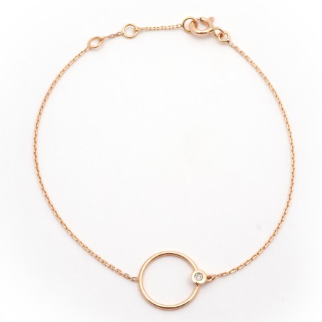 Bracelet Carador Or rose 375/000e - Coup de coeur