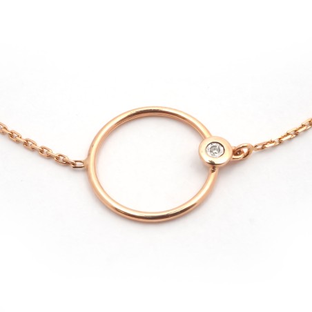 Bracelet Carador Or rose 375/000e - Coup de coeur