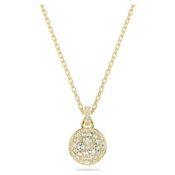 COLLIER FEMME SWAROVSKI METEORA METAL DORE CRISTAUX BLANCS