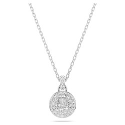 COLLIER FEMME SWAROVSKI METEORA  METAL ARGENTE CRISTAUX BLANCS