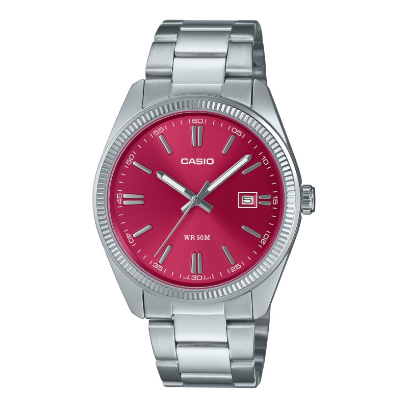 Montre analogique Casio acier argenté