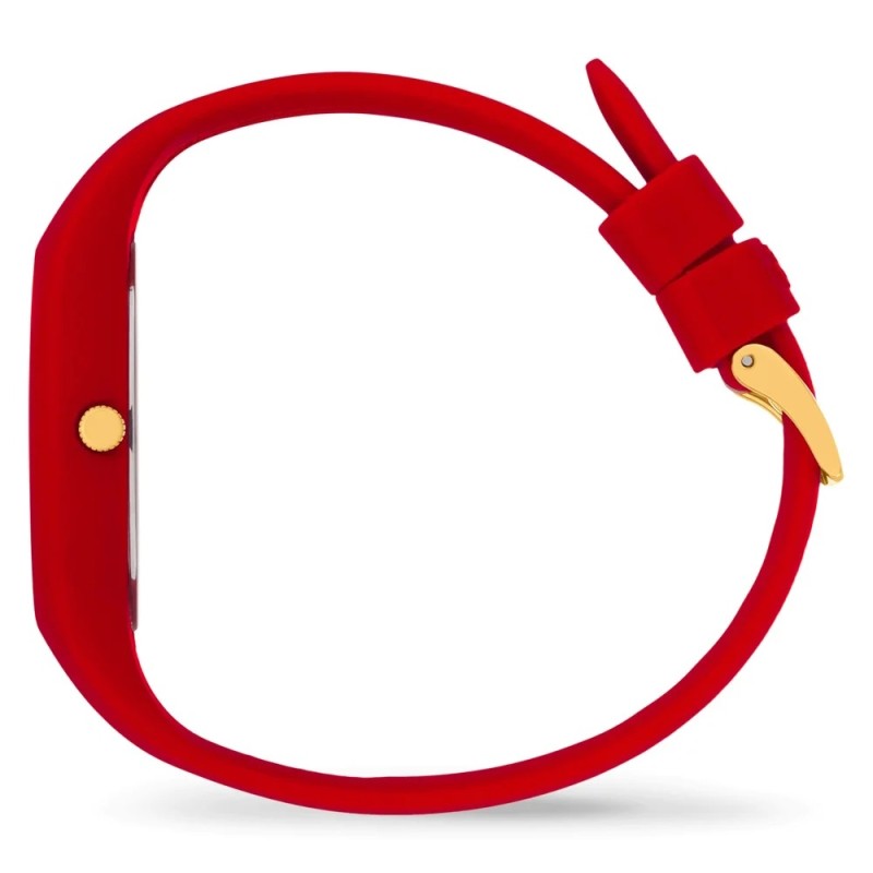 Montre Analogique Ice Watch Collection Ice Cosmos Bracelet Silicone Rouge