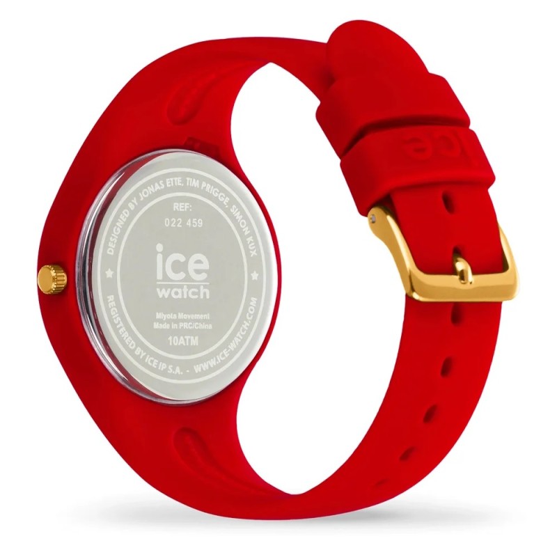 Montre Analogique Ice Watch Collection Ice Cosmos Bracelet Silicone Rouge