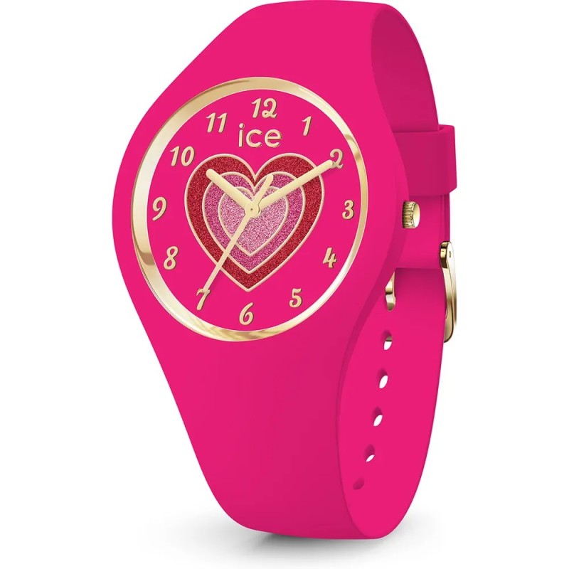 Montre Analogique Ice Watch Collection Ice Fantasia Bracelet Silicone Rose