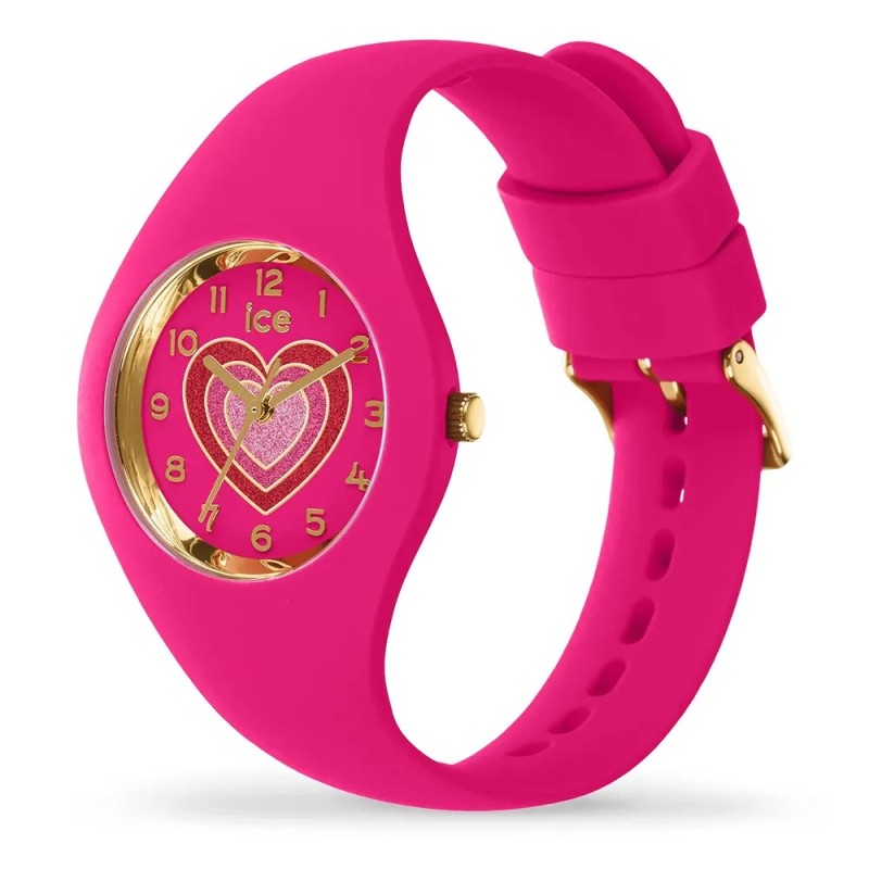 Montre Analogique Ice Watch Collection Ice Fantasia Bracelet Silicone Rose