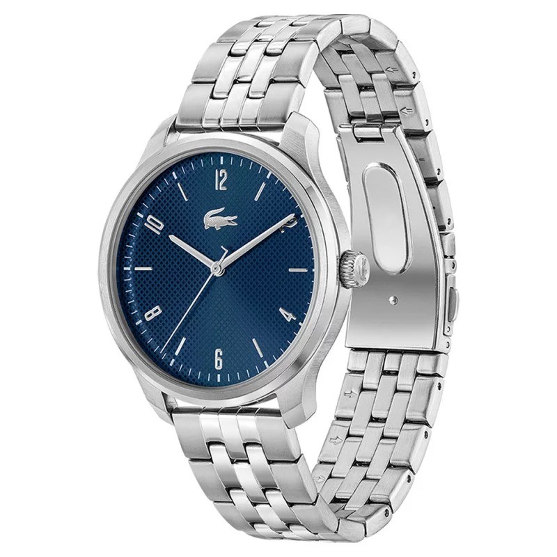 Montre Analogique Lacoste collection Lisbon bracelet acier argenté