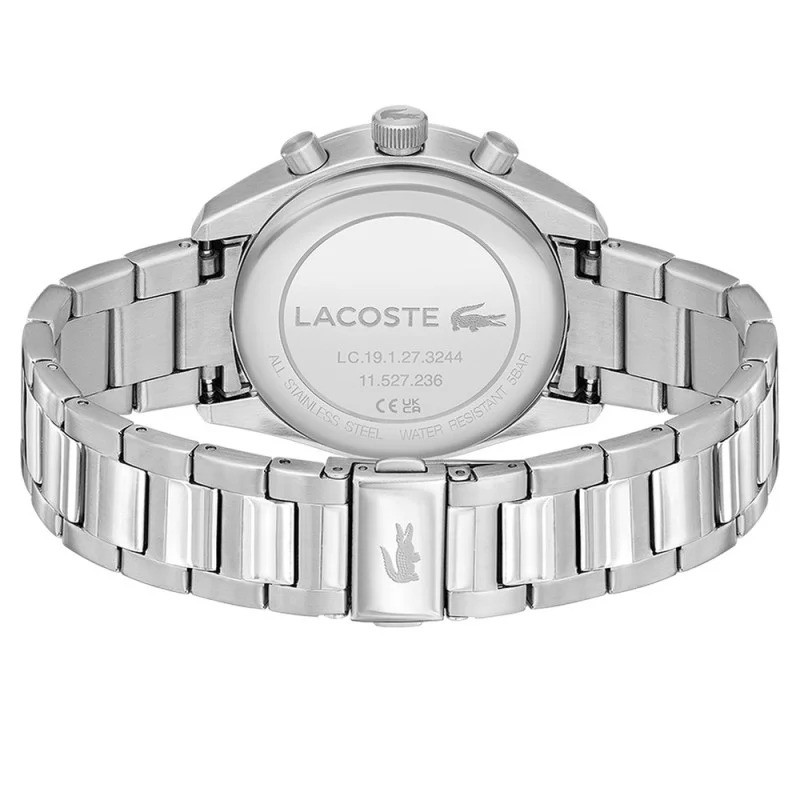 Montre Analogique Lacoste collection Boston bracelet acier argenté