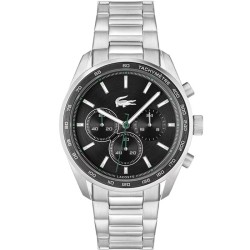 Montre Lacoste Homme Boston Noir En Acier