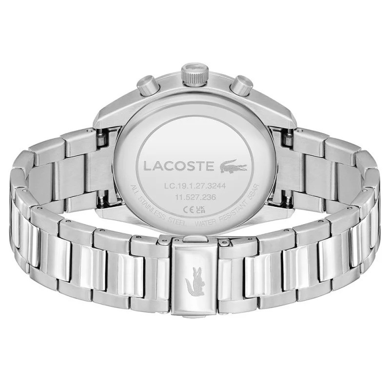 Montre Analogique Lacoste collection Boston bracelet acier argenté