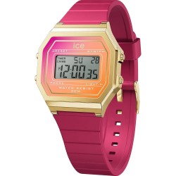 Montre femme Ice Watch Digit retro Fuschia sunkissed