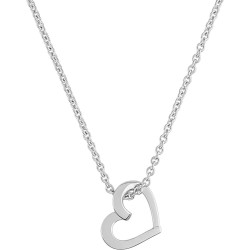 COLLIER CARADOR FEMME ARGENT MOTIF COEUR