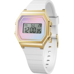 Montre femme Ice Watch Digit retro White delight