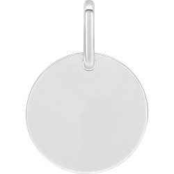 PENDENTIF CARADOR ARGENT ROND A GRAVER