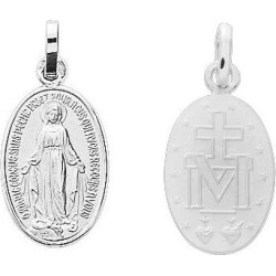 PENDENTIF MEDAILLE CARADOR ARGENT VIERGE MIRACULEUSE