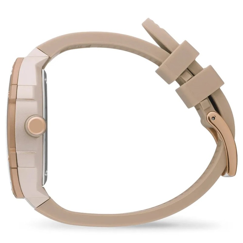 Montre Analogique Ice Watch Collection Ice Boliday Bracelet Silicone Taupe