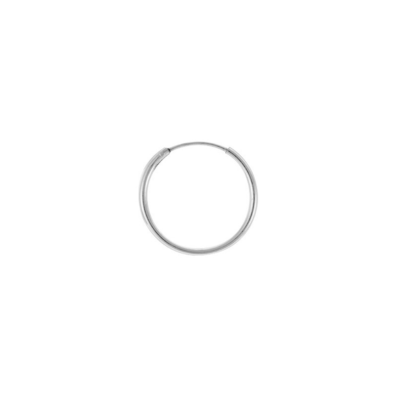 Boucles d'oreilles créoles argent 925/000 FIL 1.5MM