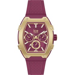 Montre Ice-Watch Ice-Boliday Gold burgundy