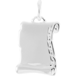 PENDENTIF CARADOR ARGENT PARCHEMIN