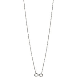 COLLIER ARGENT FEMME CARADOR MOTIF SIGNE INFINI