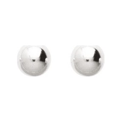 BOUCLES D OREILLES ARGENT CARADOR BOULE 6MM