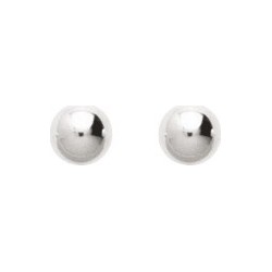 BOUCLES D OREILLES ARGENT CARADOR BOULE 5MM