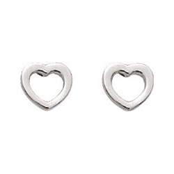 Boucles d'oreilles enfant Carador TOUT argent 925/000 MOTIF COEUR