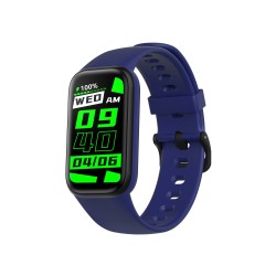 Montre Connectée Mixte Smarty Energy bracelet silicone bleu