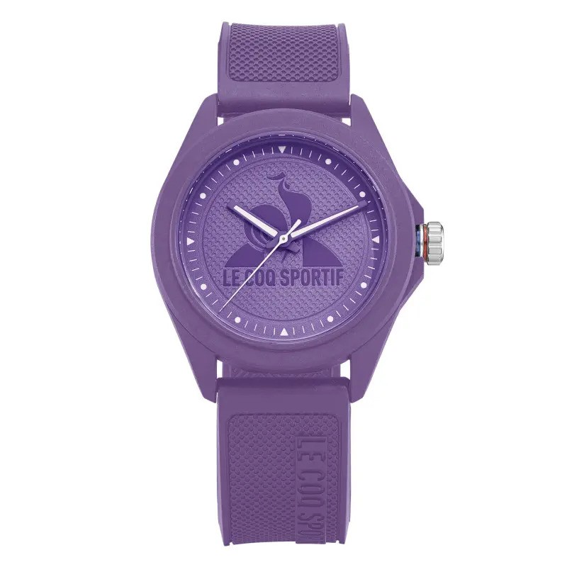 Montre Analogique Le Coq Sportif collection Monochrome bracelet silicone violet
