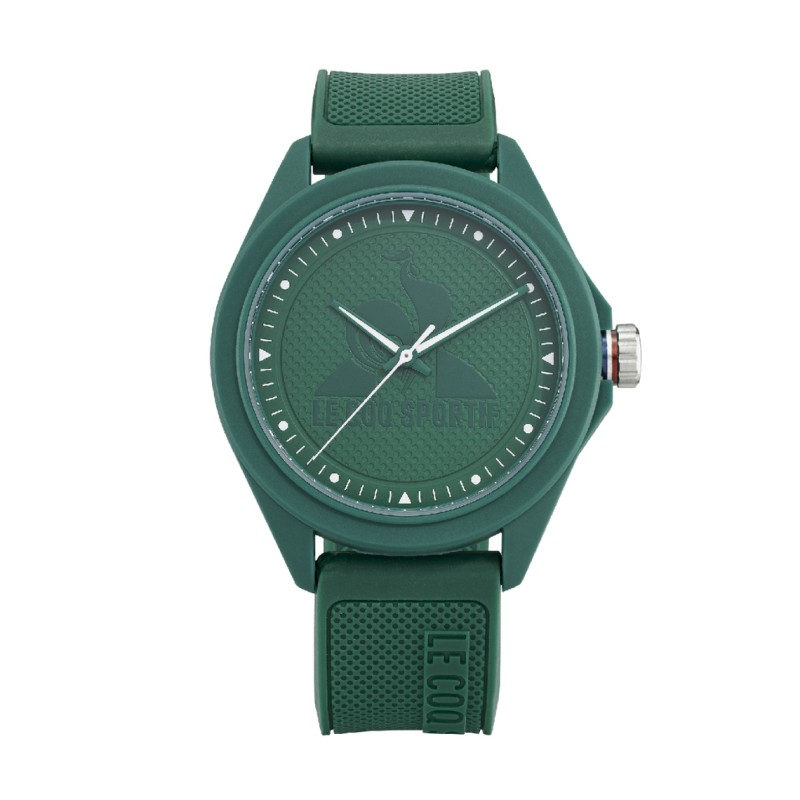 Montre Analogique Le Coq Sportif collection Monochrome bracelet silicone vert