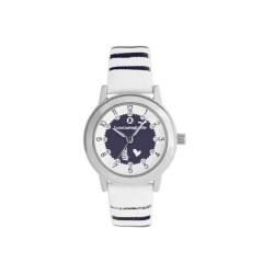 Lulu Castagnette Bohème Style Montre Fille Cuir Blanc