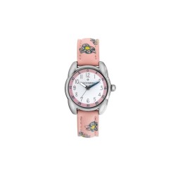 Lulu Castagnette Petite Lulu Urban Farmer Montre Fille Cuir Rose