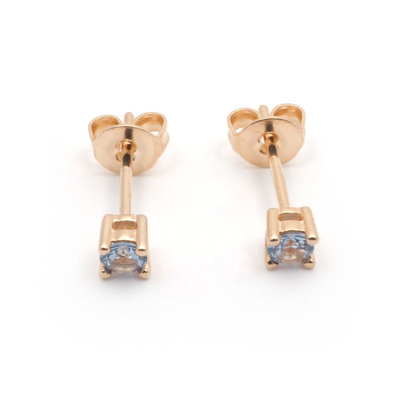 Boucles D'oreilles Pendantes Filigrane Ormeau/turquoise - Argent 925, Plaqué Or Rose - Cadeau Pour Femme - 22x12 Mm