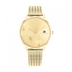 Montre Tommy Hilfiger Femme Tea bracelet acier milanais doré