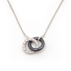 Collier Femme PHEBUS en argent 925/000 et céramique avec oxydes de zirconium