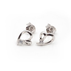 boucles d'oreilles argent femme Carador