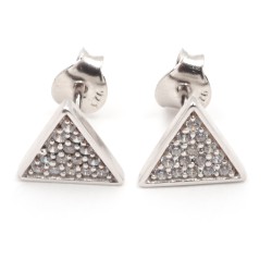 boucles d'oreilles argent femme Carador