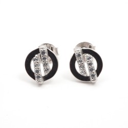 boucles d'oreilles argent femme Carador