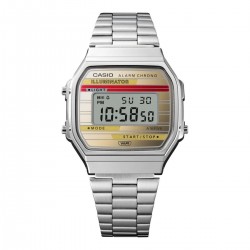 Montre CASIO Mixte Vintage acier argenté