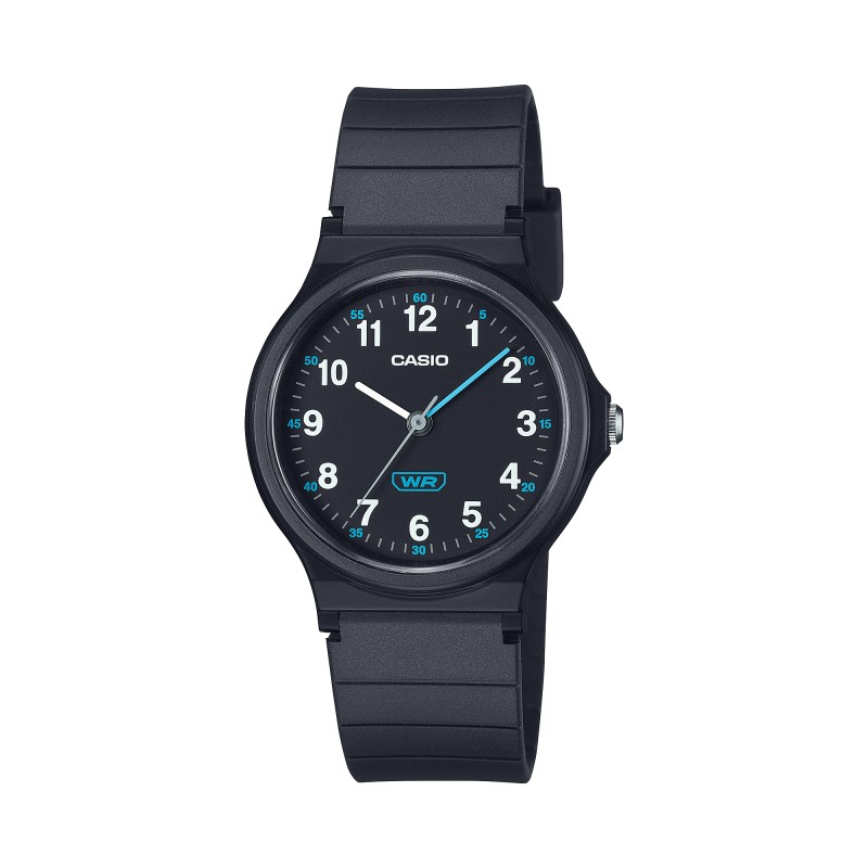 Montre analogique Casio Résine noire