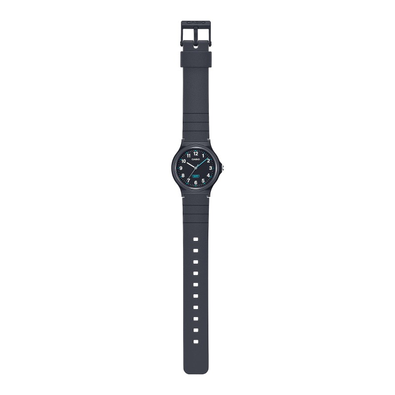 Montre analogique Casio Résine noire