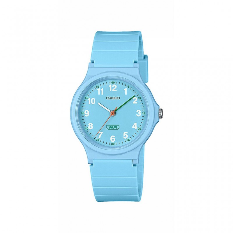 Montre analogique Casio collection Timeless Résine bleue