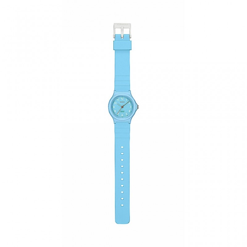Montre analogique Casio collection Timeless Résine bleue