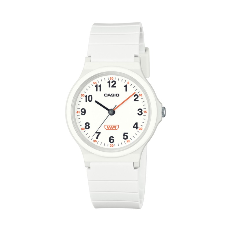 Montre analogique Casio collection Timeless Résine blanche