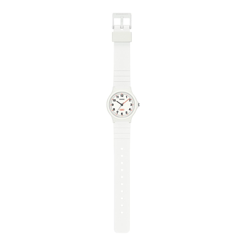 Montre analogique Casio collection Timeless Résine blanche