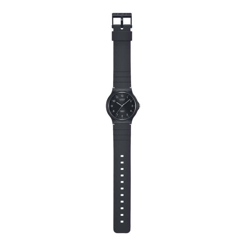 Montre analogique Casio collection Timeless résine noire