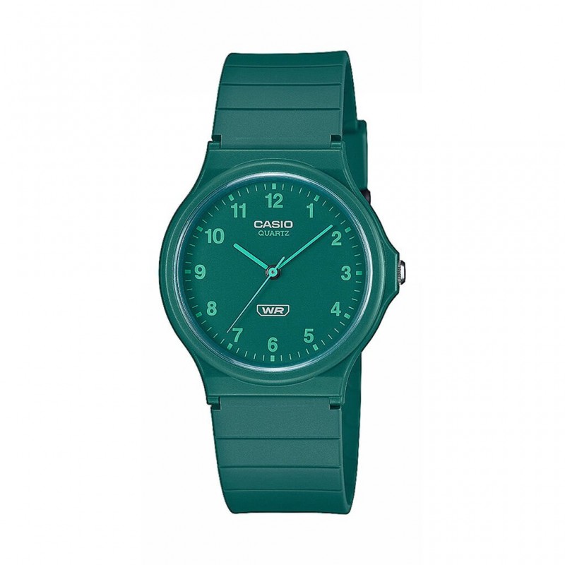 Montre Analogique Casio collection Timeless Résine verte