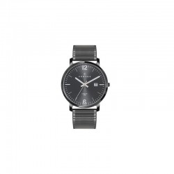 Montre Homme Certus Acier noir avec dateur